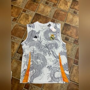 Adidas Real Madrid 2025 Training Vest Jersey Size M